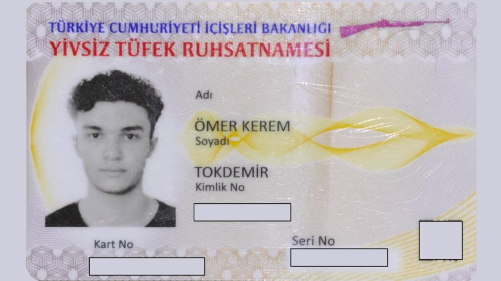 Yivsiz Tüfek Ruhsatnamesi document image